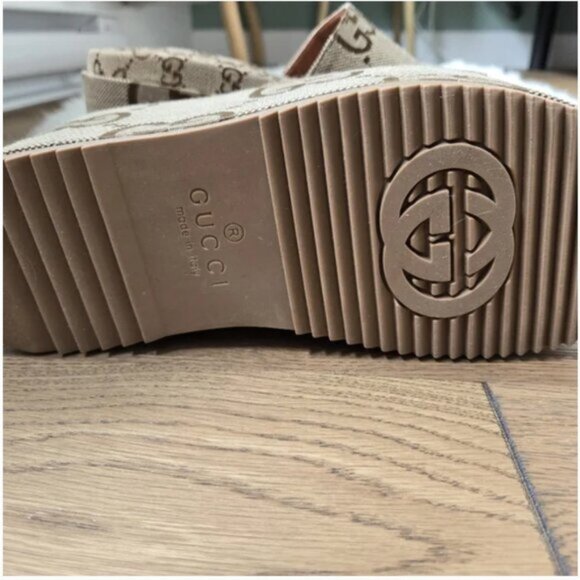 Gucci GG wedges clog, mules, sandals New - Picture 2 of 6
